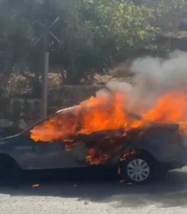 مستعمرون يهاجمون بلدة دير دبروان شرق رام الله ويحرقون مركبتين ويعتدون على مسجد مستعمرون يهاجمون بلدة دير دبروان شرق رام الله ويحرقون مركبتين ويعتدون على مسجد